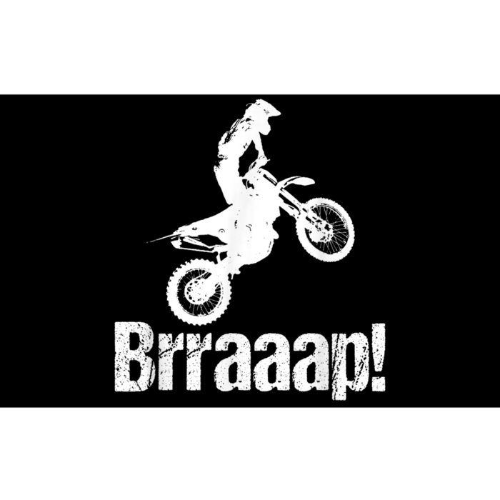 Brraaap Funny Dirt Bike Motocross, For Riders Bumper Sticker