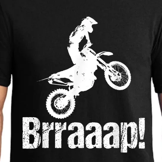 Brraaap Funny Dirt Bike Motocross, For Riders Pajama Set