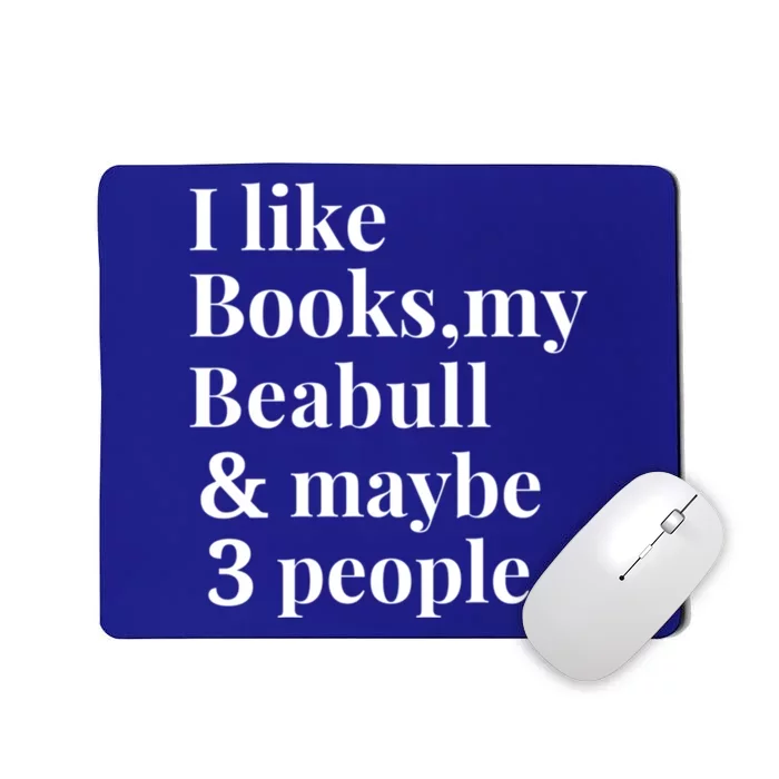 Beabull Funny Dog Owner Book Reader Lover Gift Gift Mousepad