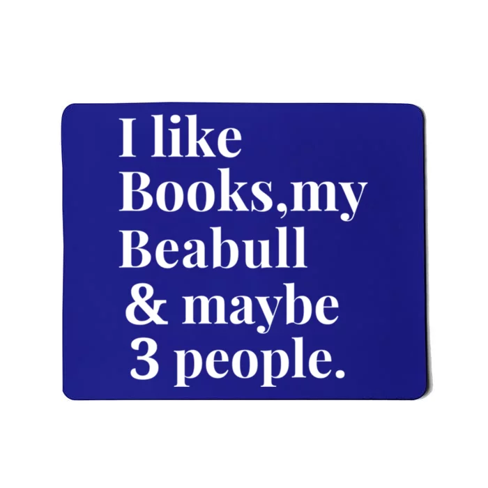 Beabull Funny Dog Owner Book Reader Lover Gift Gift Mousepad