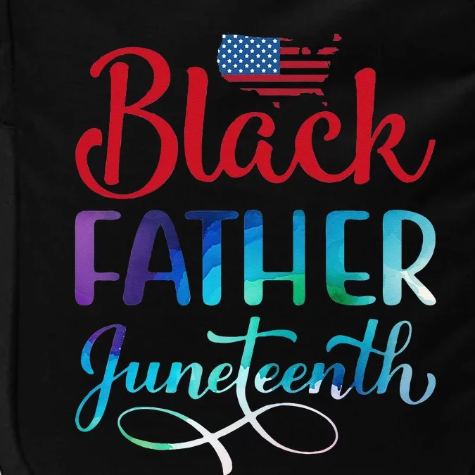 Black Father Day Gift juneteenth Impact Tech Backpack