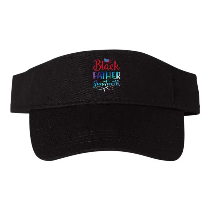 Black Father Day Gift juneteenth Valucap Bio-Washed Visor