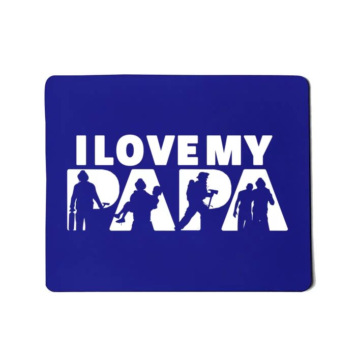 Best Firefighter Dad Ever I Love My Dad Fathers Day Meaningful Gift Mousepad