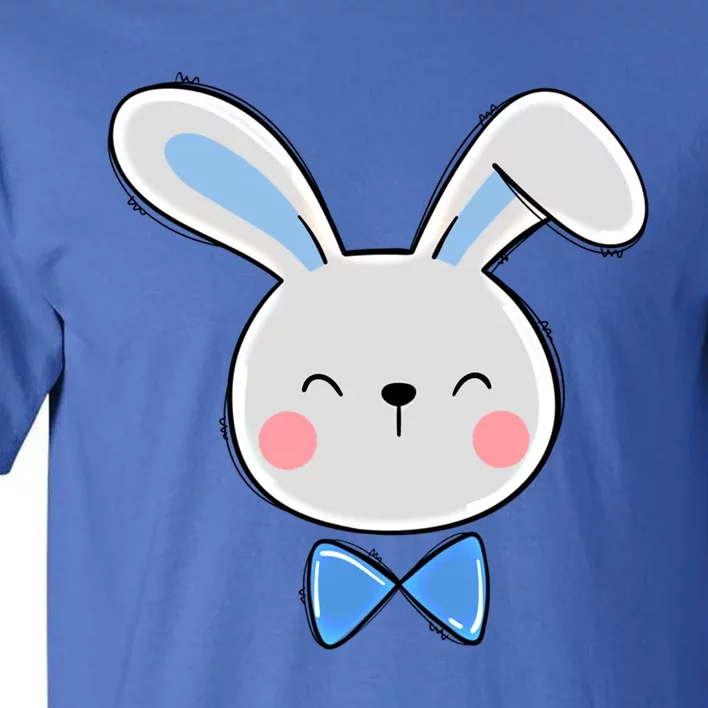 Bunny Face Dad Daddy Papa Easter Bunny Gift Tall T-Shirt