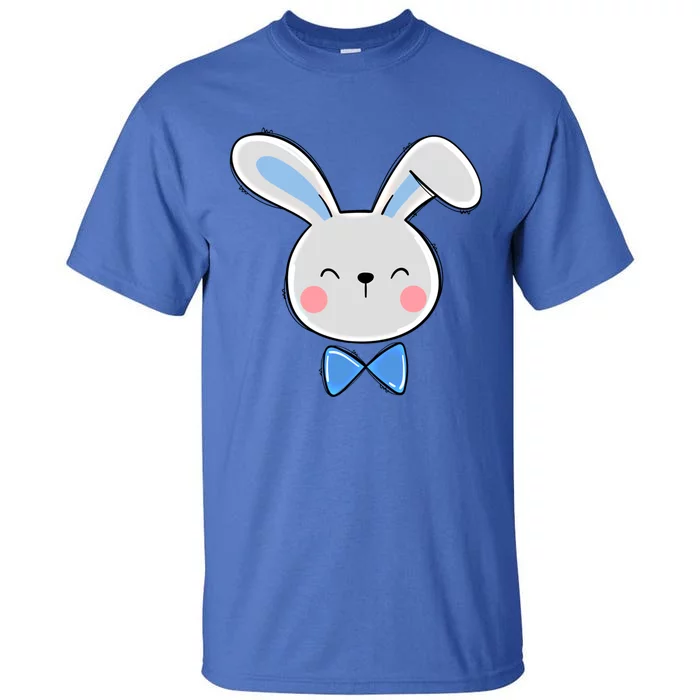 Bunny Face Dad Daddy Papa Easter Bunny Gift Tall T-Shirt