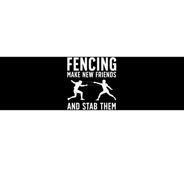 Best Fencing Design Fencing Sport Fencer Bumper Sticker