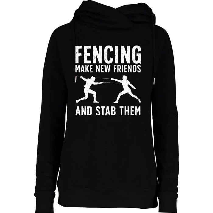 Best Fencing Design Fencing Sport Fencer Womens Funnel Neck Pullover Hood