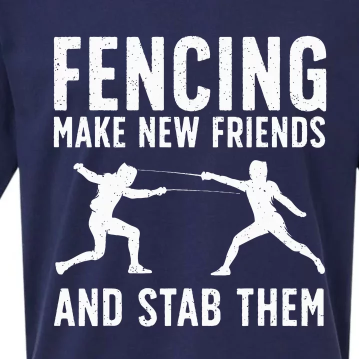 Best Fencing Design Fencing Sport Fencer Sueded Cloud Jersey T-Shirt