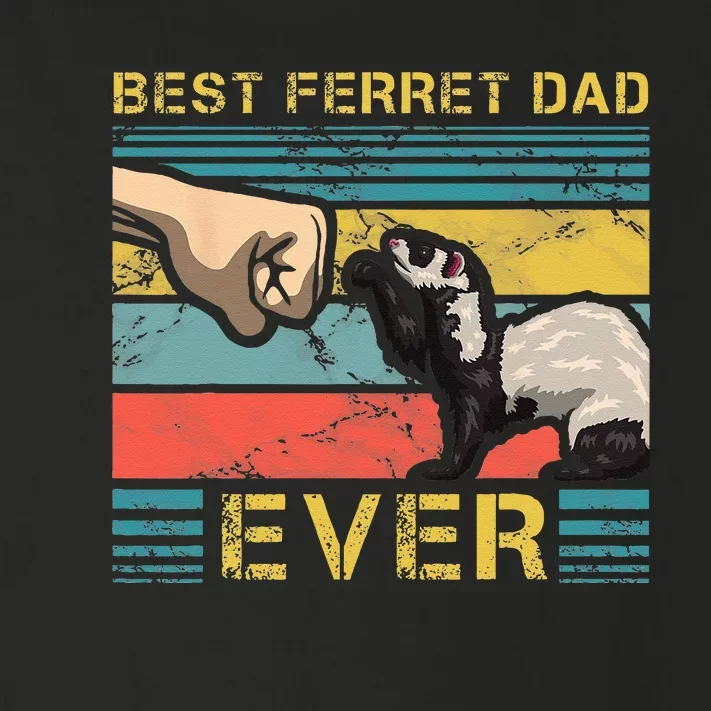 Best Ferret Dad Ever Fathers Day Animal Fatherhood Toddler Long Sleeve Shirt