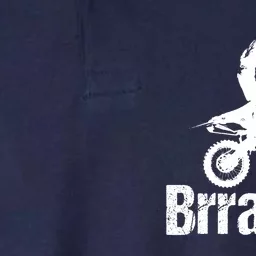 Brraaap Funny Dirt Bike Motocross For Riders Softstyle Adult Sport Polo