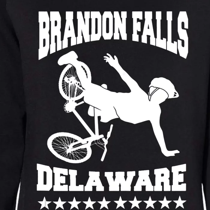 Brandon Falls Delaware Joe Biden Bike Ride Womens California Wash Sweatshirt