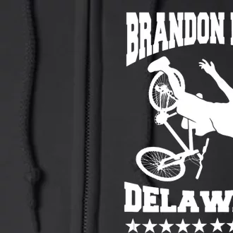 Brandon Falls Delaware Joe Biden Bike Ride Full Zip Hoodie