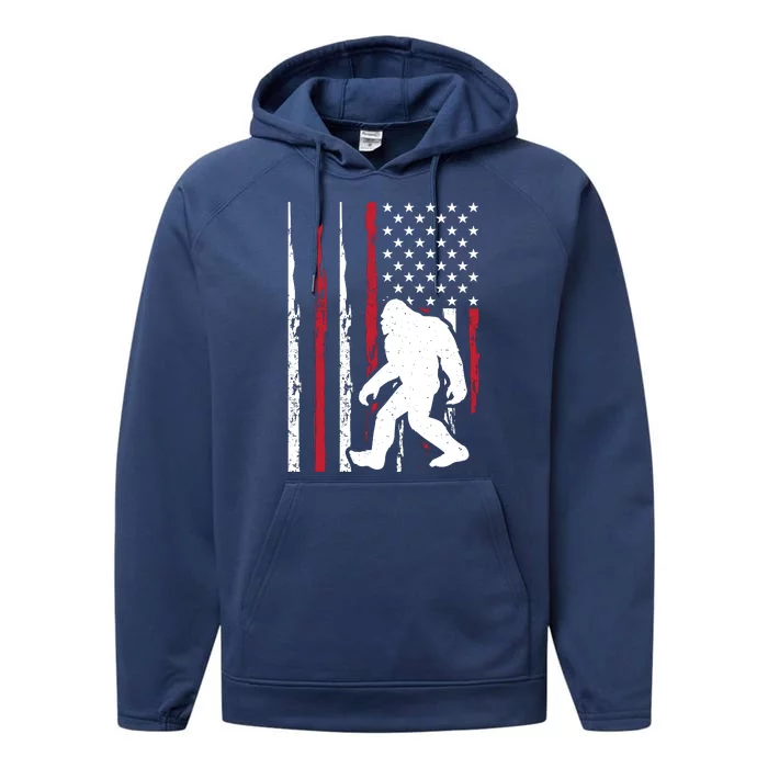 Big Foot Design Performance Fleece Hoodie