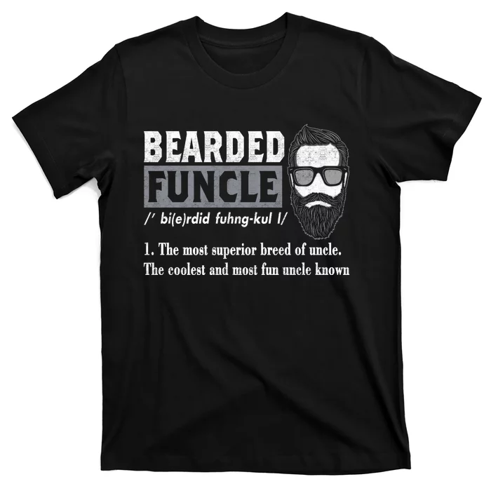 Bearded Funcle Definition T-Shirt