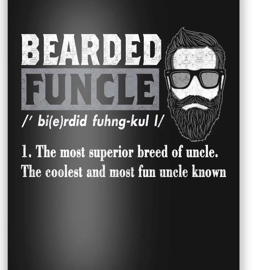 Bearded Funcle Definition Poster