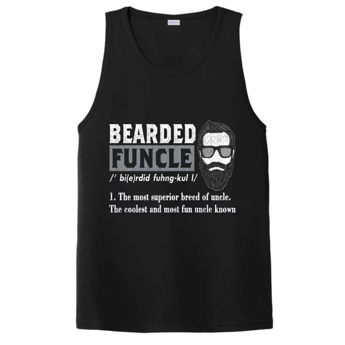 Bearded Funcle Definition Performance Tank