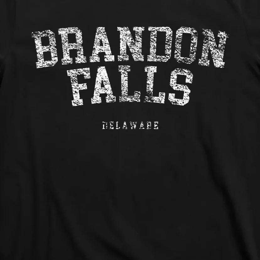 Brandon Falls Delaware Funny Joe Biden Bike Crash Pro Trump T-Shirt