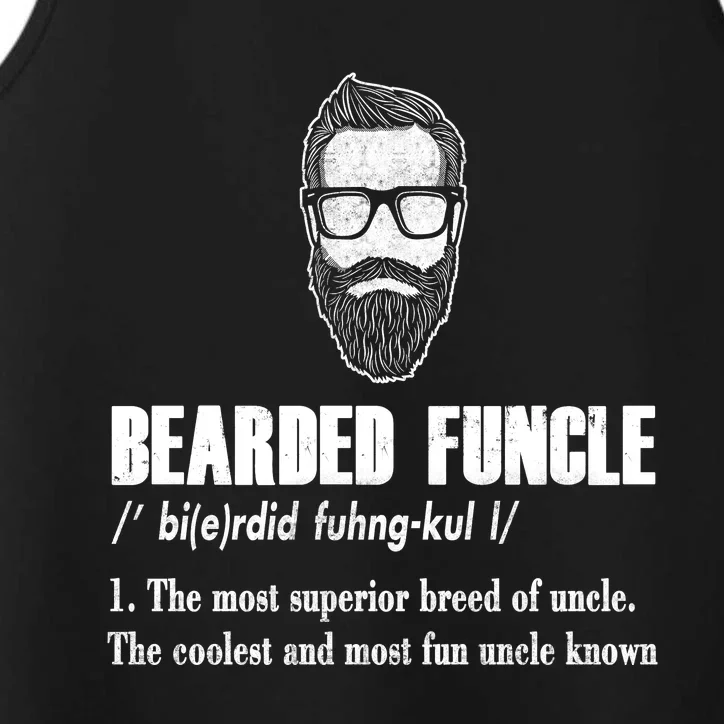 Bearded Funcle Definition Performance Tank