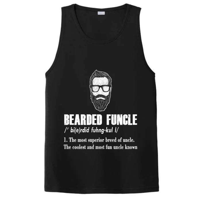 Bearded Funcle Definition Performance Tank