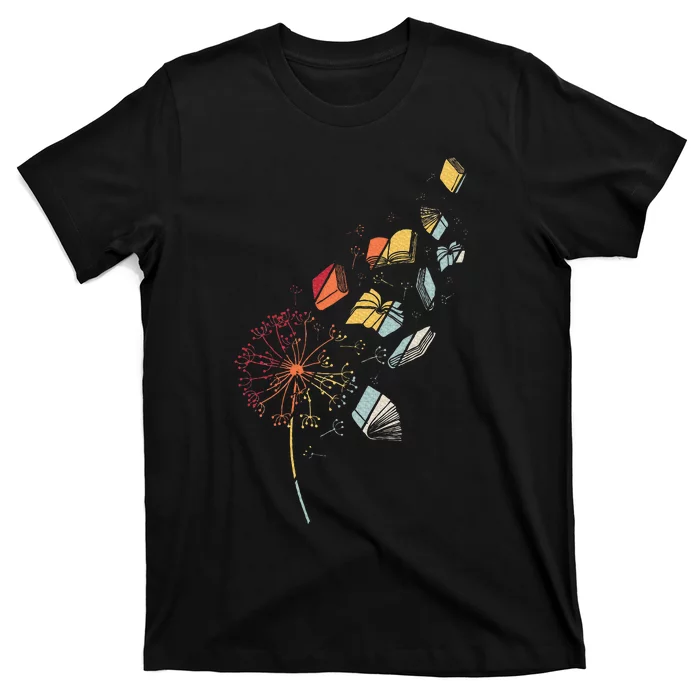 Book Flower Dandelion T-Shirt