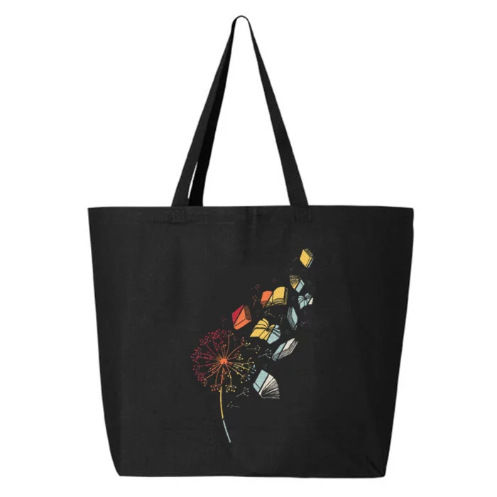 Book Flower Dandelion 25L Jumbo Tote