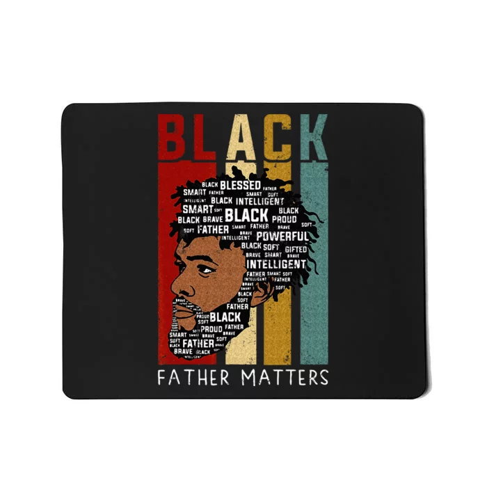 Black Father Day Gift juneteenth Mousepad