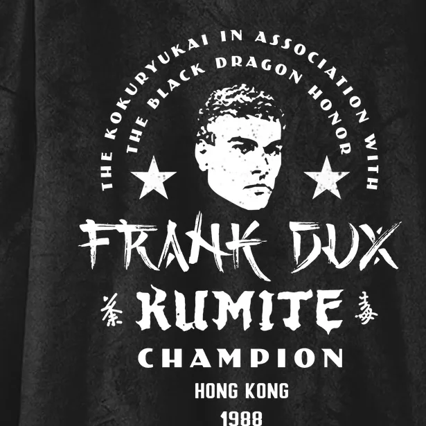 Bloodsport Frank Dux Kumite Champion Hooded Wearable Blanket