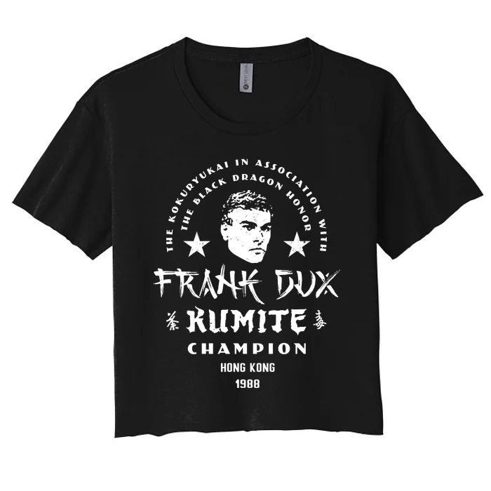 Bloodsport Frank Dux Kumite Champion Women's Crop Top Tee