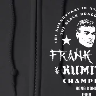 Bloodsport Frank Dux Kumite Champion Full Zip Hoodie