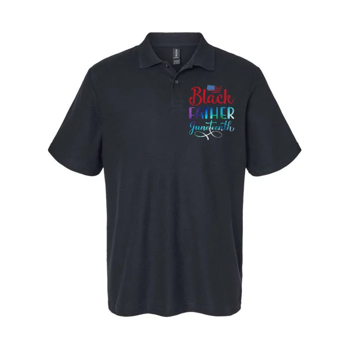 Black Father Day Gift juneteenth Softstyle Adult Sport Polo