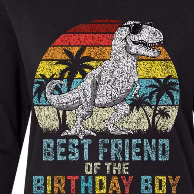 Best Friend Dinosaur Of The Birthday Matching Family Womens Cotton Relaxed Long Sleeve T-Shirt