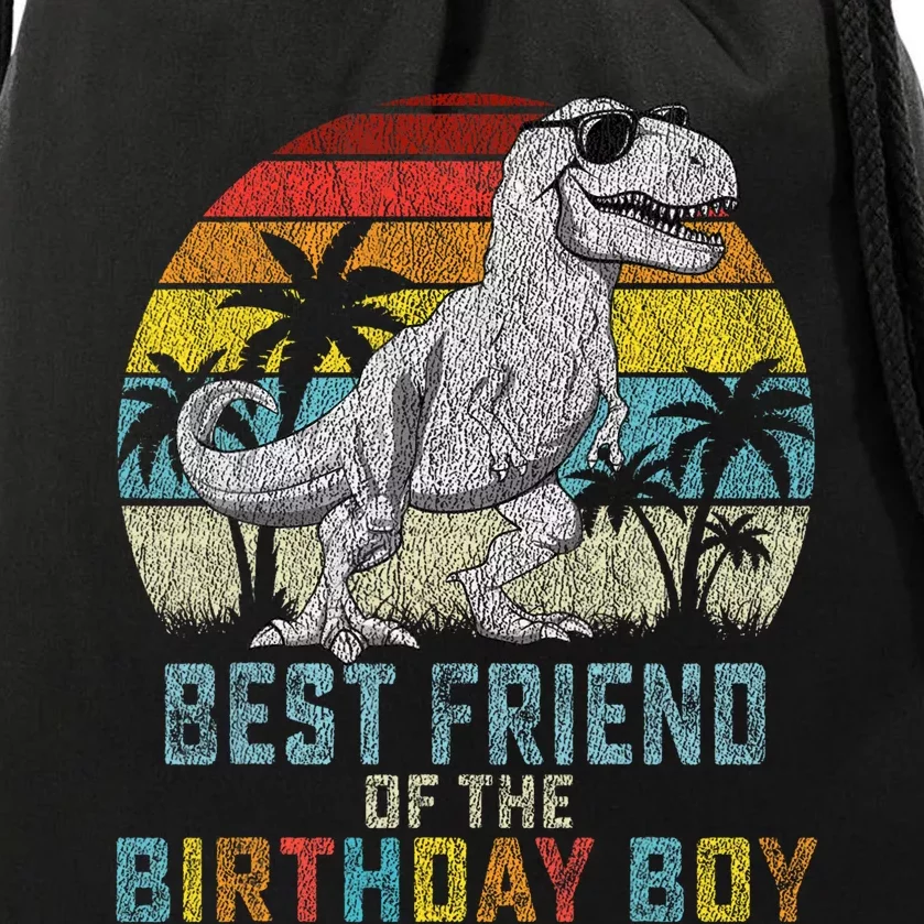 Best Friend Dinosaur Of The Birthday Matching Family Drawstring Bag