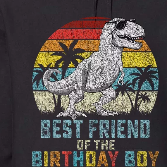 Best Friend Dinosaur Of The Birthday Matching Family Premium Hoodie