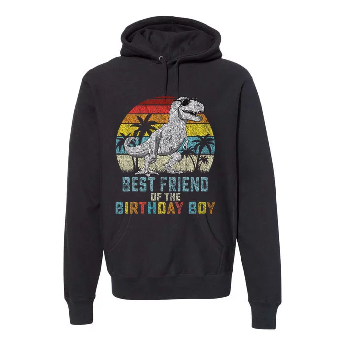 Best Friend Dinosaur Of The Birthday Matching Family Premium Hoodie