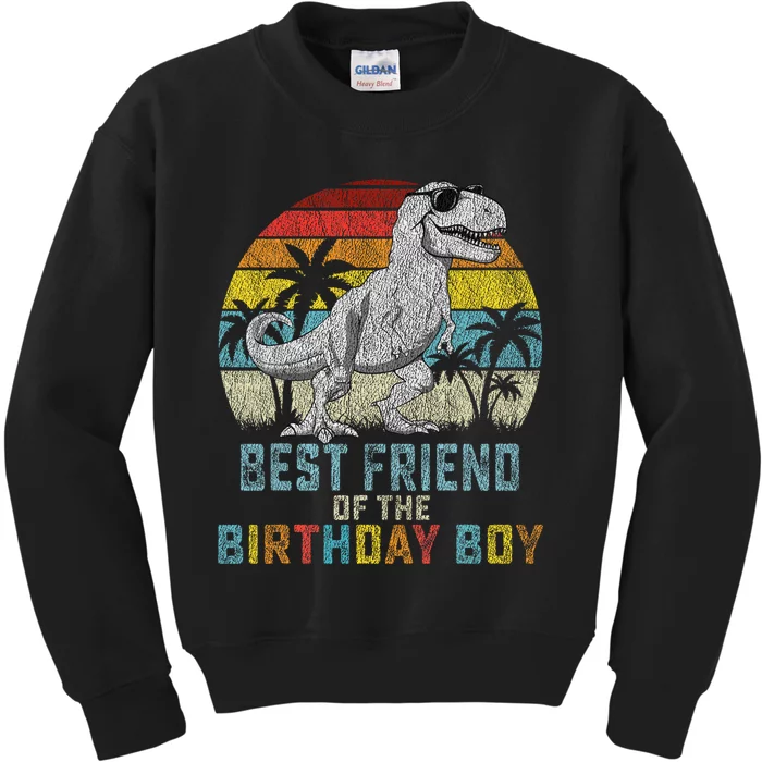 Best Friend Dinosaur Of The Birthday Matching Family Kids Sweatshirt