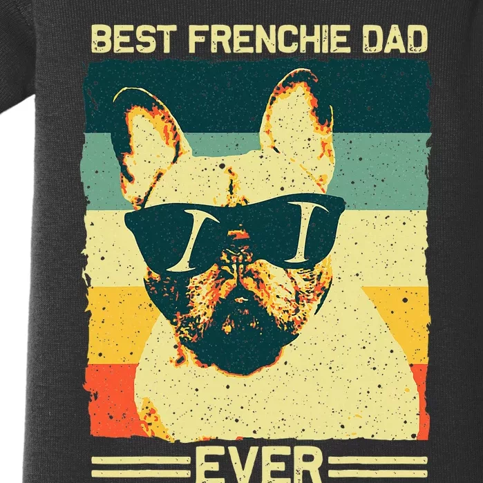 Best Frenchie Dad Design Father French Bulldog Lovers Baby Bodysuit