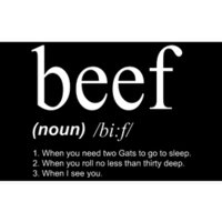 Beef Funny Definition Bumper Sticker