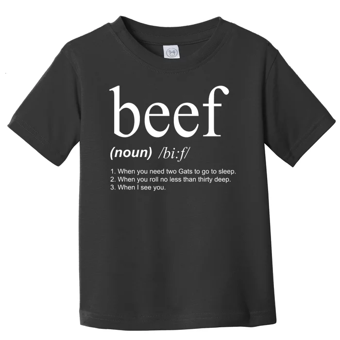 Beef Funny Definition Toddler T-Shirt