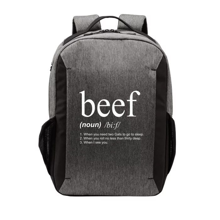 Beef Funny Definition Vector Backpack