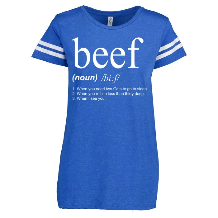 Beef Funny Definition Enza Ladies Jersey Football T-Shirt