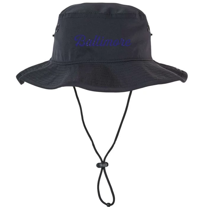 Baltimore Football Distressed Legacy Cool Fit Booney Bucket Hat