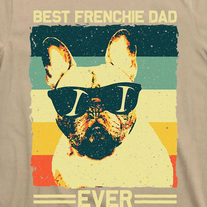 Best Frenchie Dad Design Father French Bulldog Lovers T-Shirt