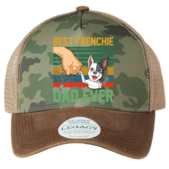 Best Frenchie Dad Ever Legacy Tie Dye Trucker Hat