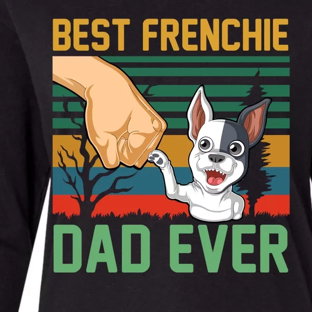 Best Frenchie Dad Ever Womens Cotton Relaxed Long Sleeve T-Shirt