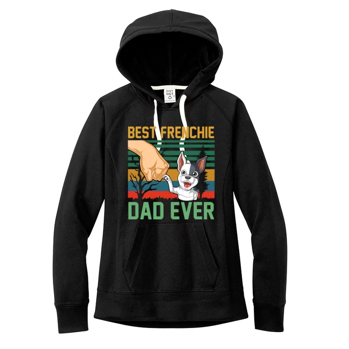 Best Frenchie Dad Ever Women's Fleece Hoodie