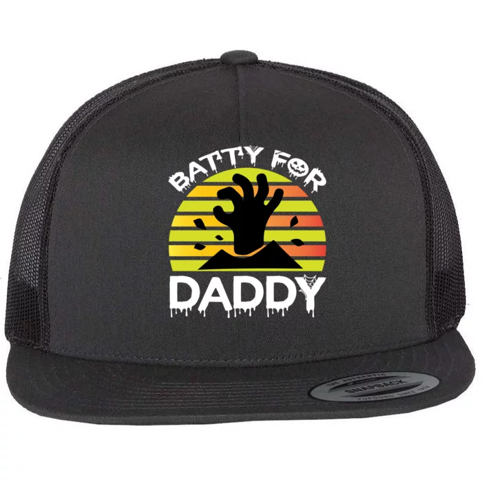 Batty For Daddy Flat Bill Trucker Hat