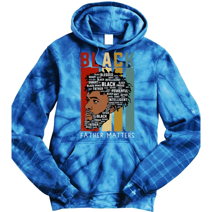 Black Father Day Gift juneteenth Tie Dye Hoodie