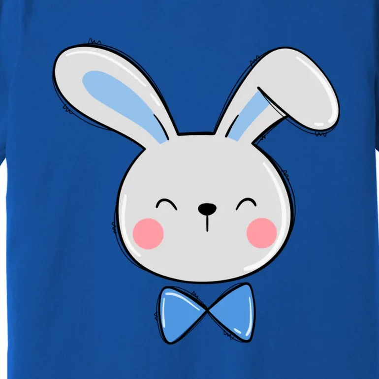 Bunny Face Dad Daddy Papa Easter Bunny Gift Premium T-Shirt