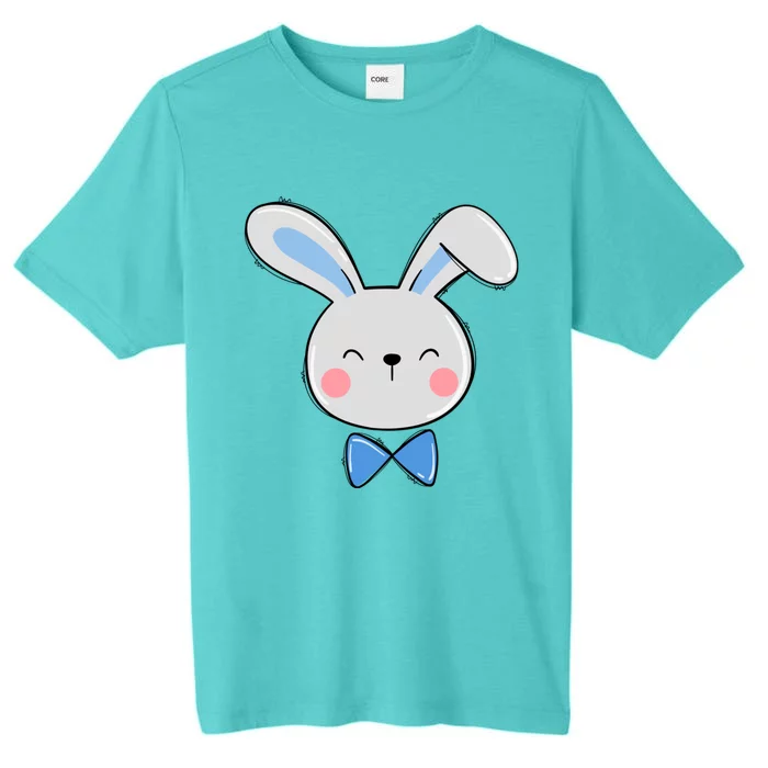 Bunny Face Dad Daddy Papa Easter Bunny Gift ChromaSoft Performance T-Shirt