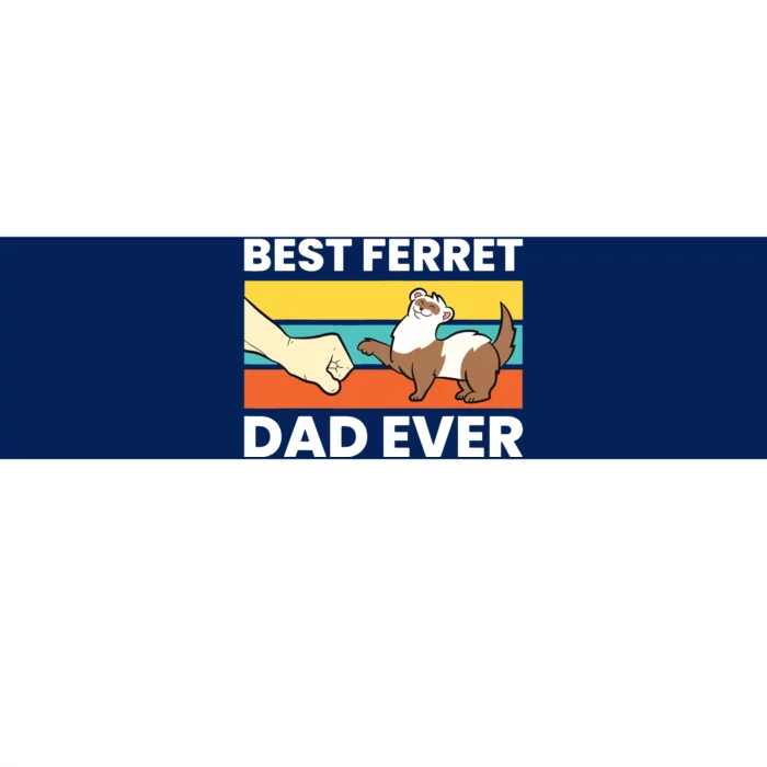 Best Ferret Dad Ever Bumper Sticker